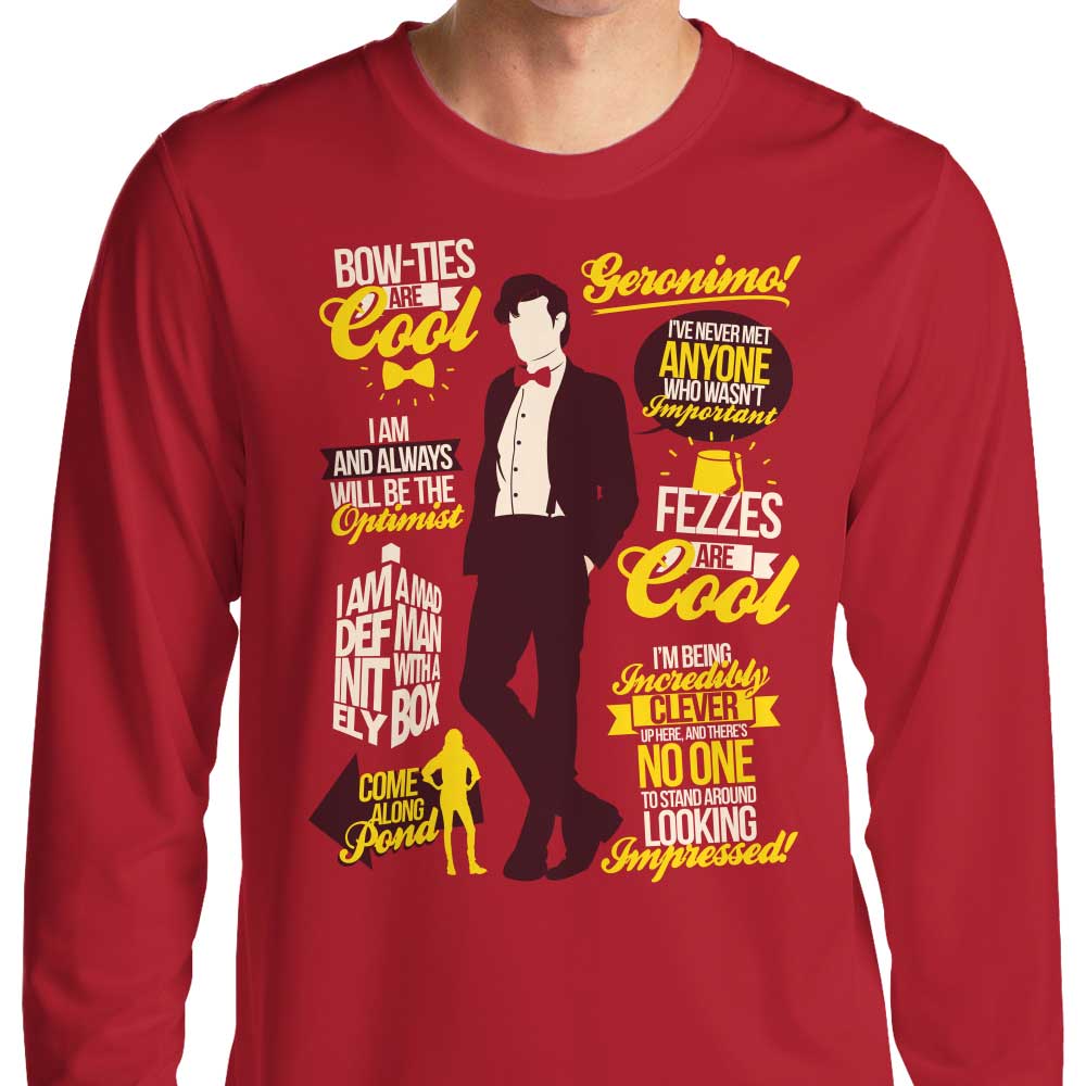 Eleventh Doctor Quotes - Long Sleeve T-Shirt Hoodie, Sweatshirt | CiraTrend.com (Image 1)