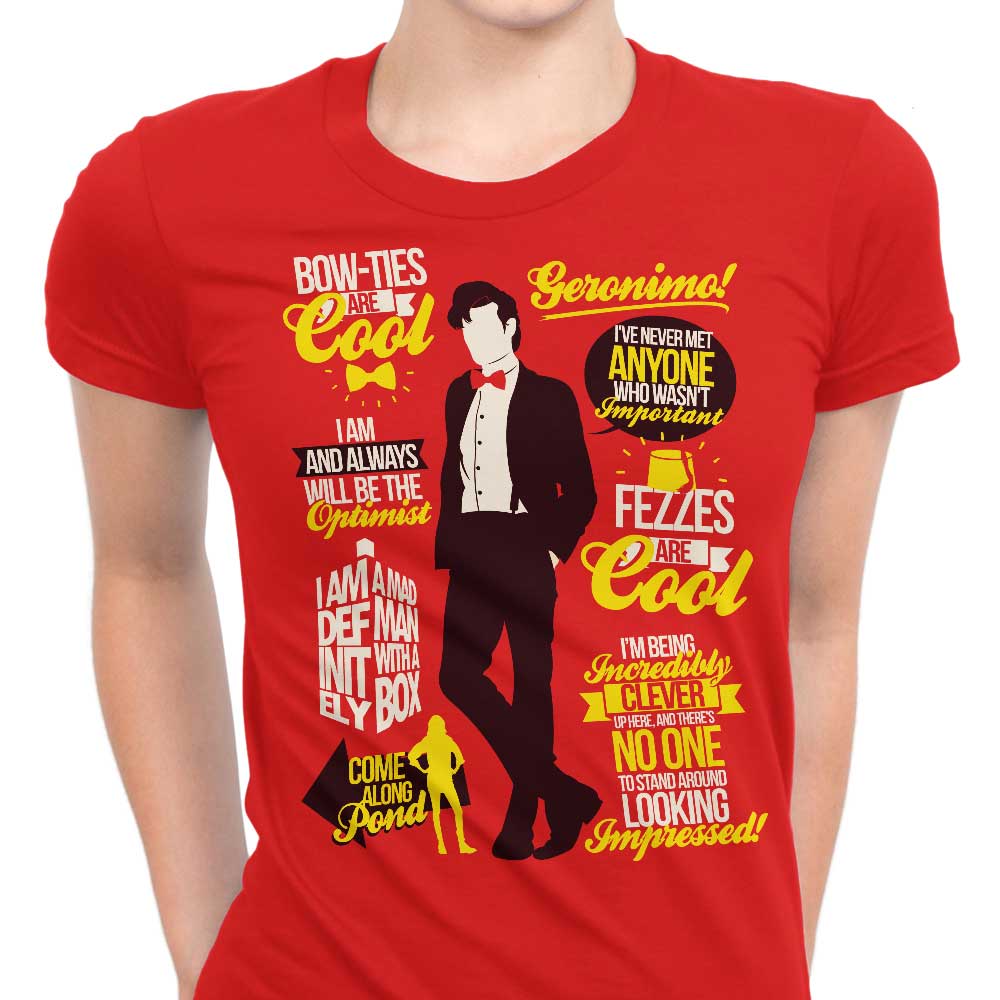 Eleventh Doctor Quotes - Women's Apparel T-Shirts, Hoodie, Sweatshirt | CiraTrend.com (Image 1)