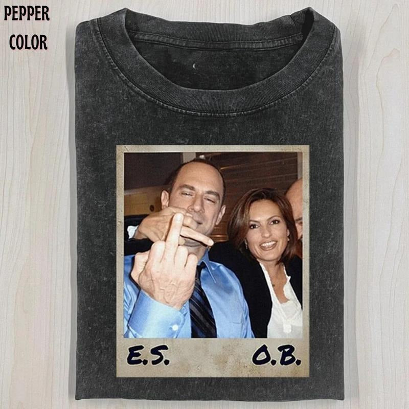 Elliot Stabler And Olivia Benson Shirt Vintage T-Shirt,  Womenswear Tops Hoodie, Sweatshirt | CiraTrend.com