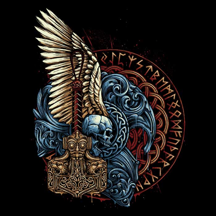 Emblem of Thunder - Men's Apparel T-Shirts, Hoodie, Sweatshirt | CiraTrend.com (Image 2)