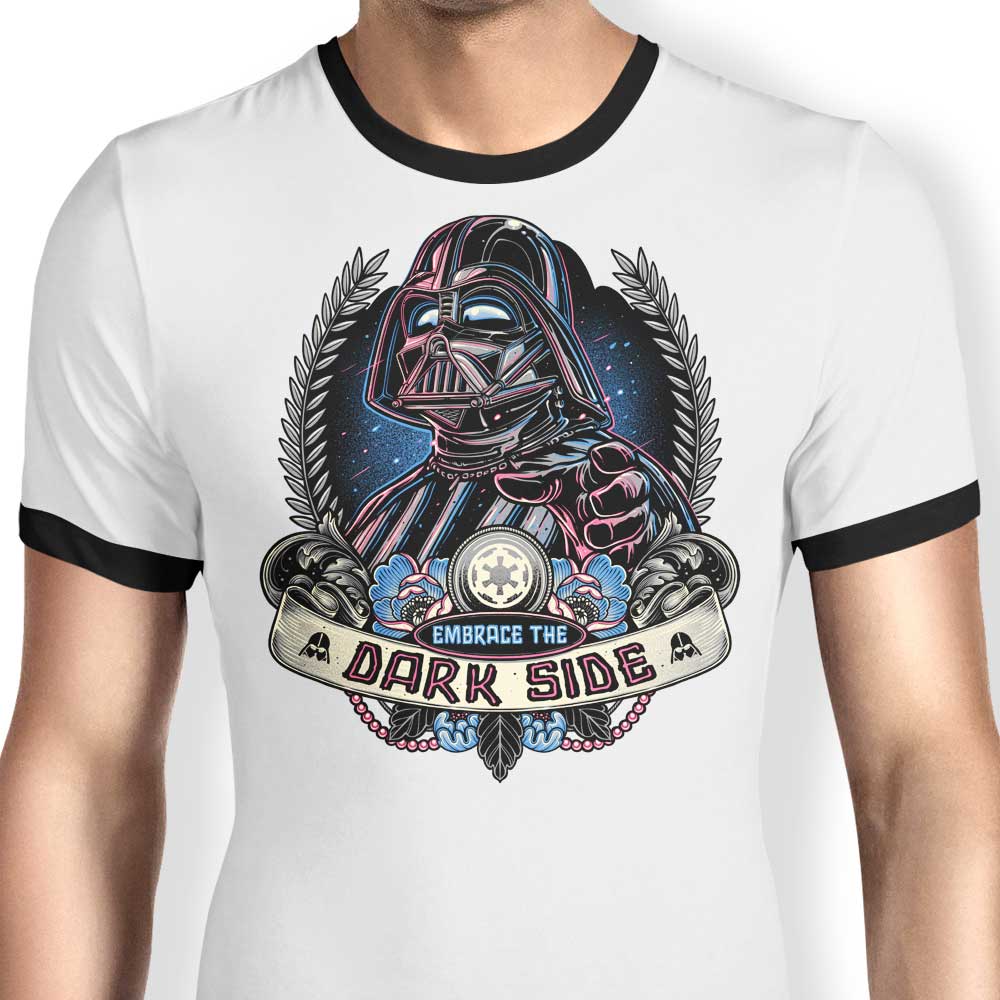 Embrace the Dark Side - Ringer T-Shirt Hoodie, Sweatshirt | CiraTrend.com (Image 1)