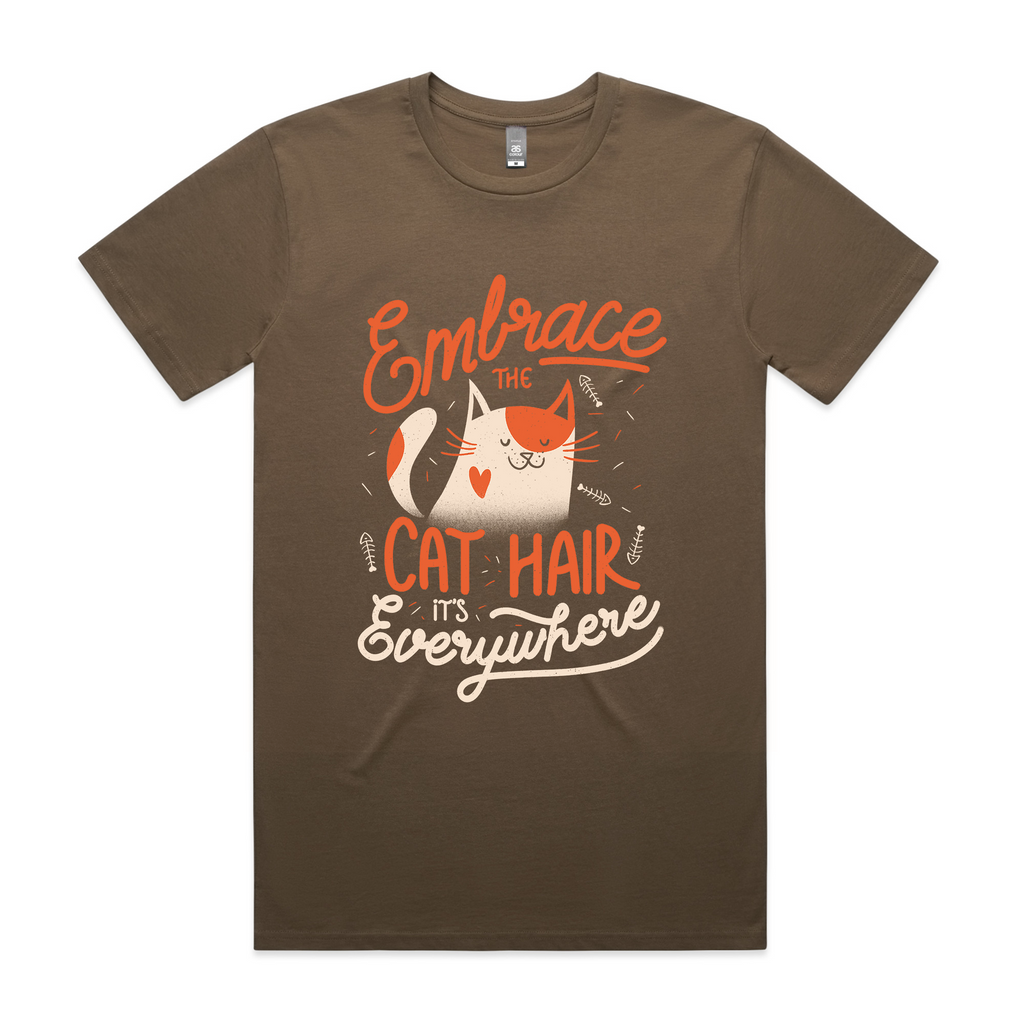Embrace The Cat Hair Tee Hoodie, Sweatshirt | CiraTrend.com (Image 1)