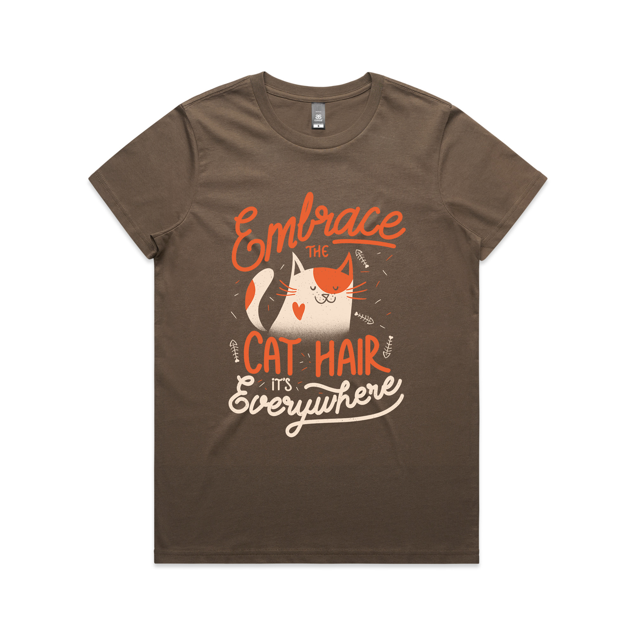 Embrace The Cat Hair Tee Hoodie, Sweatshirt | CiraTrend.com (Image 3)