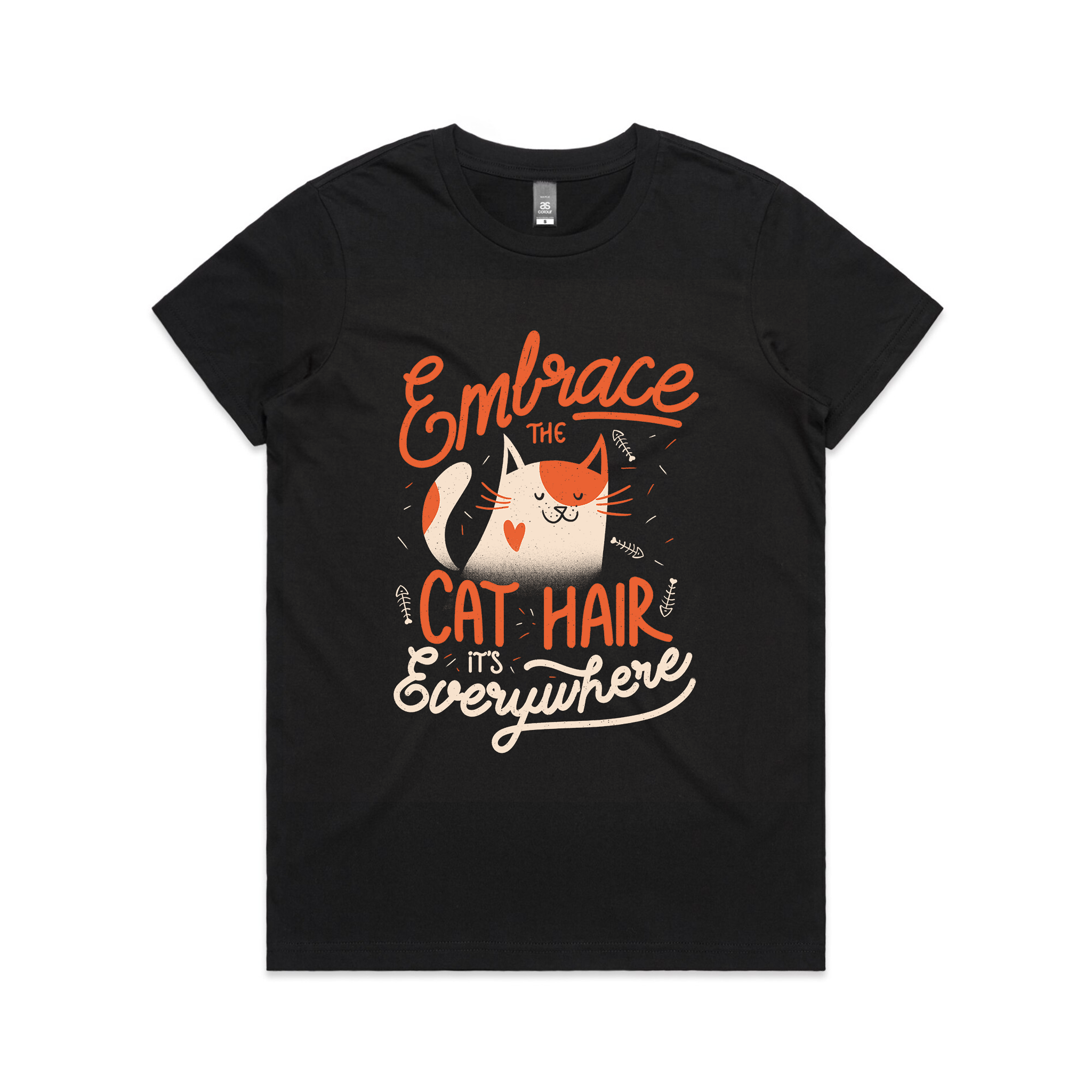 Embrace The Cat Hair Tee Hoodie, Sweatshirt | CiraTrend.com (Image 4)