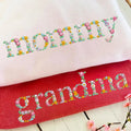 Embroidered Floral Mama Sweatshirt, Custom Mama Sweater, Mimi Shirt, Nana, Gigi, Grandma Floral Hoodie, Mother's Day Gift...