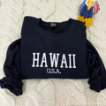 Embroidered Hawaii Sweatshirt -  Hawaii Crewneck - Hawaii Gift T-Shirts, Hoodie | CiraTrend.com