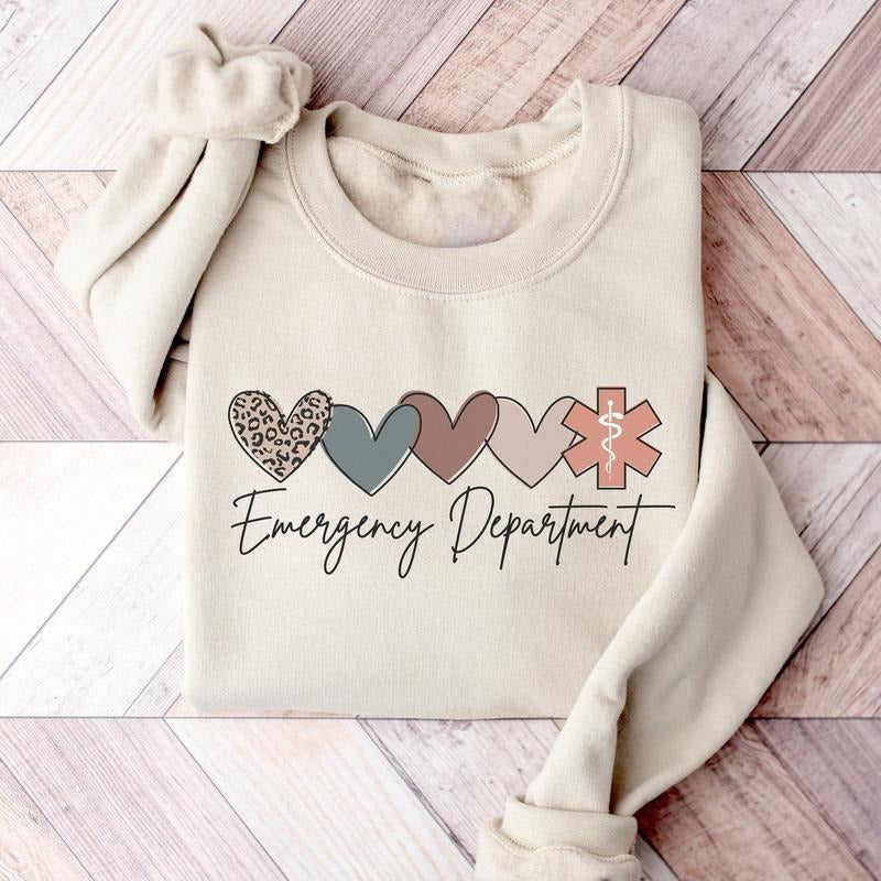 Emergency Department ER Nurse Sweatshirt, Emergency Nurse Sweatshirt, Emergency Room Nurse Shirt, Trauma Nurse ED Nurse...