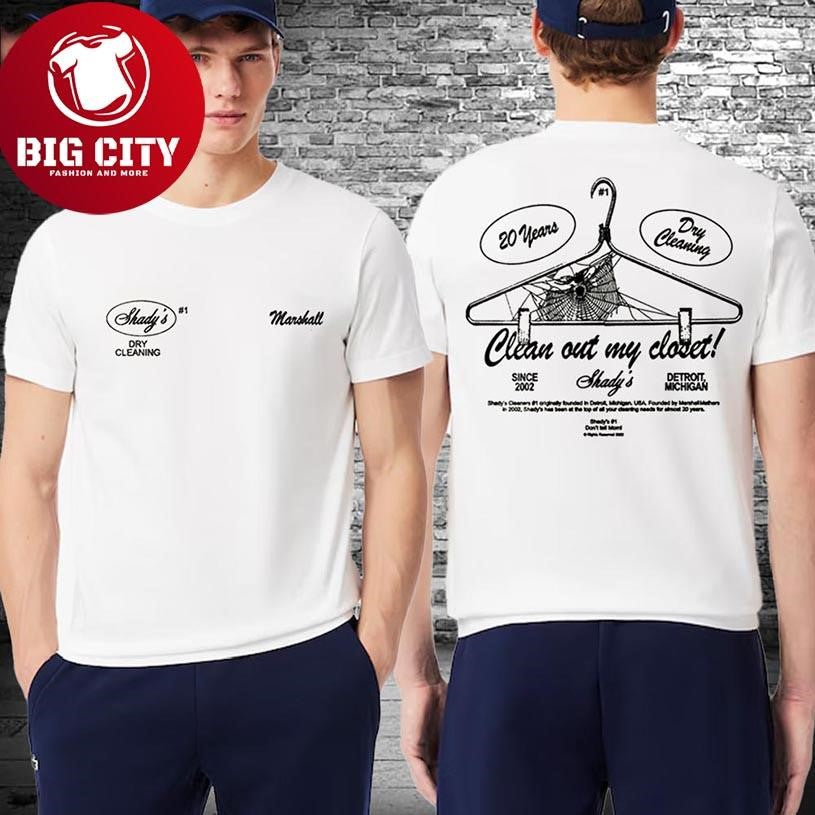 Eminem Cyber Week 2025 Shady Cleaners Two Sided Shirt
