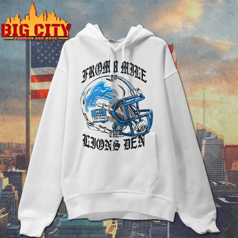 Eminem x Detroit Lions Helmet 2025 shirt