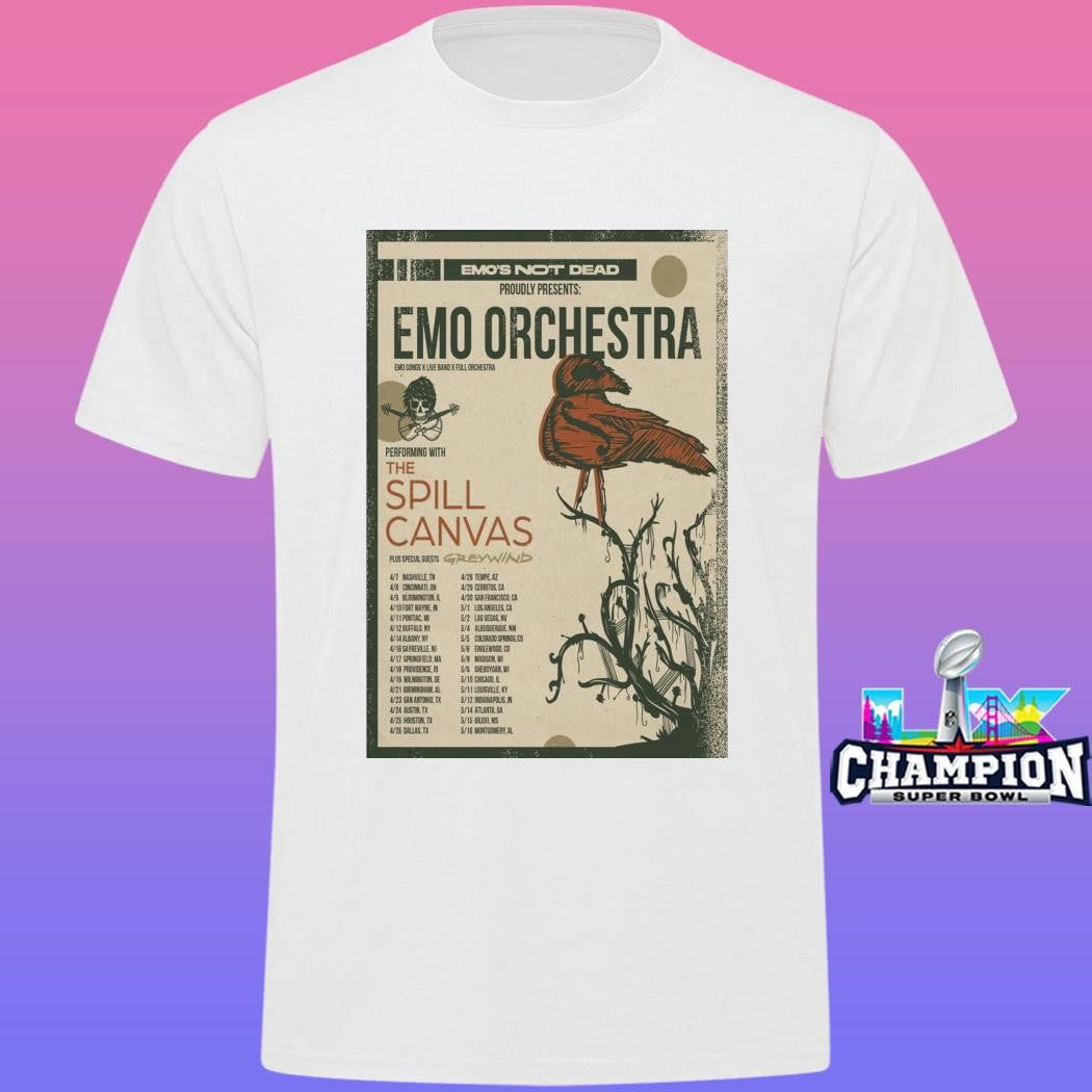 Emo Orchestra Tour 2026 Shirt