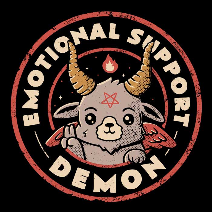 Emotional Support Demon - Youth Apparel T-Shirts, Hoodie, Sweatshirt | CiraTrend.com (Image 2)
