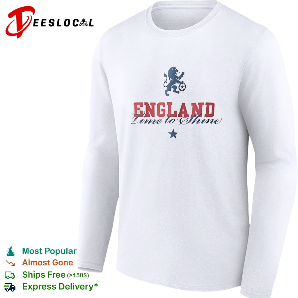 England Time to Shine Lion Soccer shirt