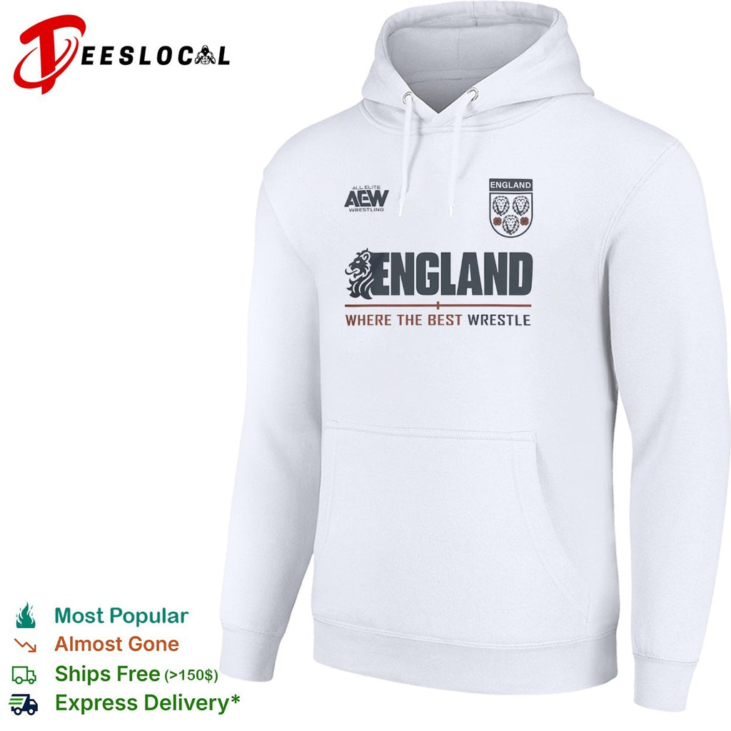 England Where the Best Wrestle England Lions Crest Shirt