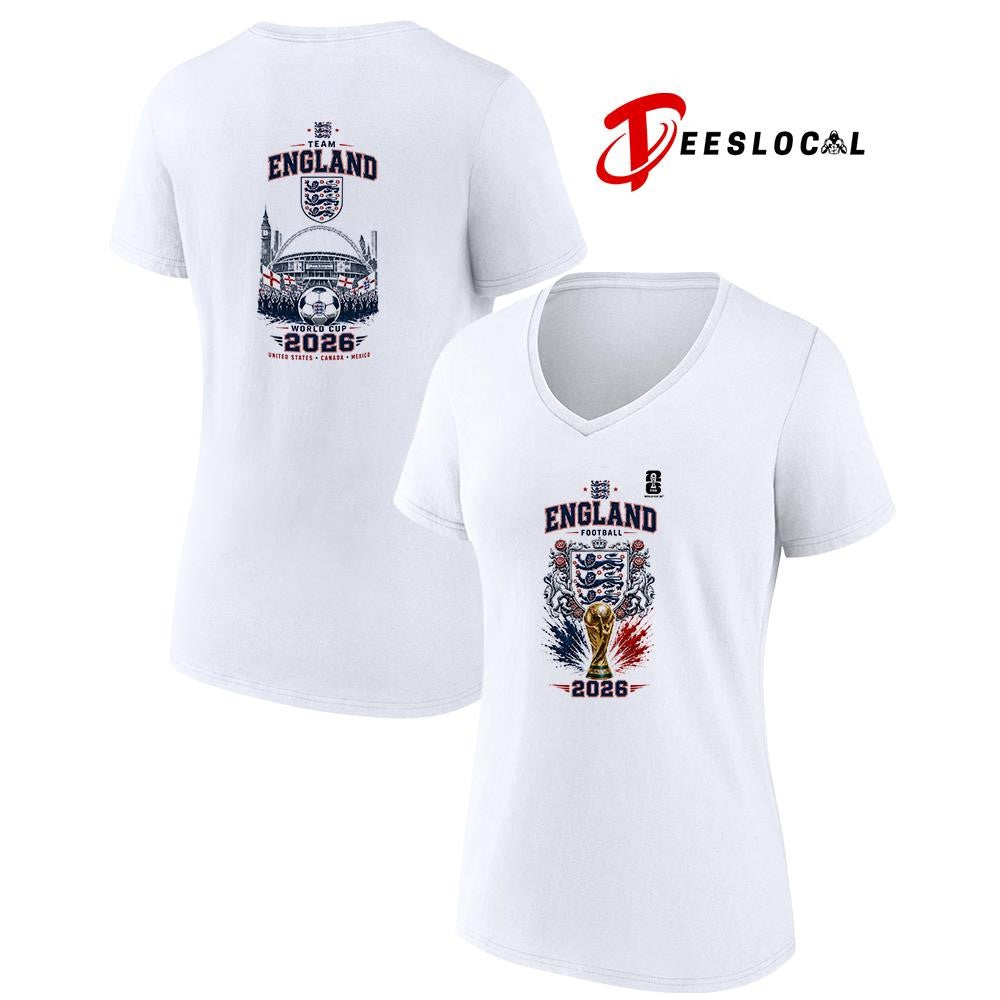 England World Cup trophy graphic shirt