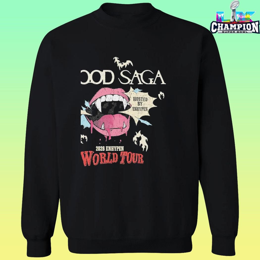 Enhypen Blood Saga World Tour Shirt