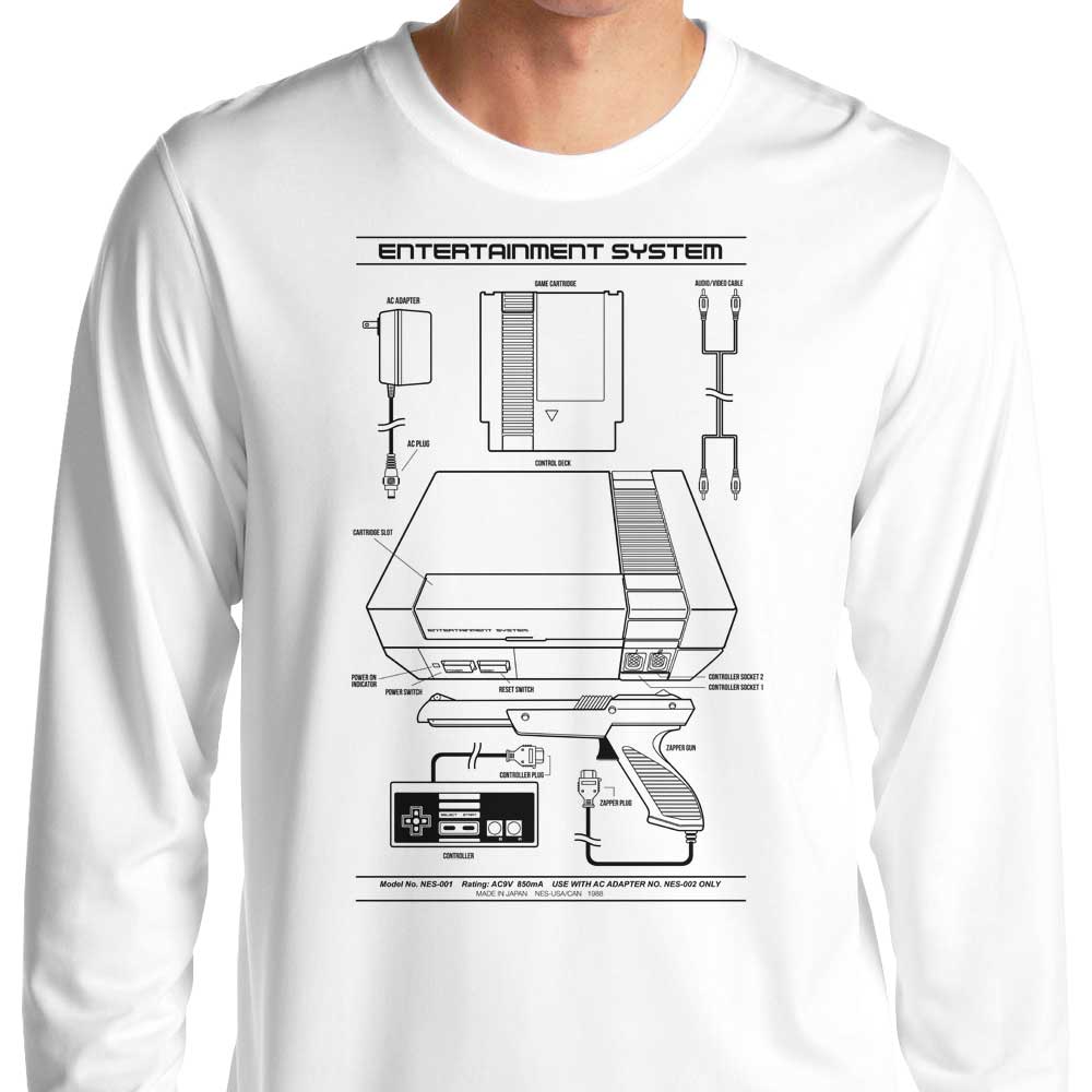 Entertainment System (Alt) - Long Sleeve T-Shirt Hoodie, Sweatshirt | CiraTrend.com (Image 3)