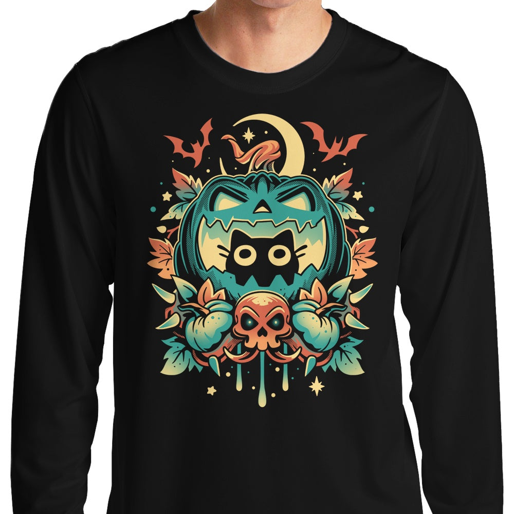 Episode 11: Halloween Cat - Long Sleeve T-Shirt Hoodie, Sweatshirt | CiraTrend.com (Image 1)