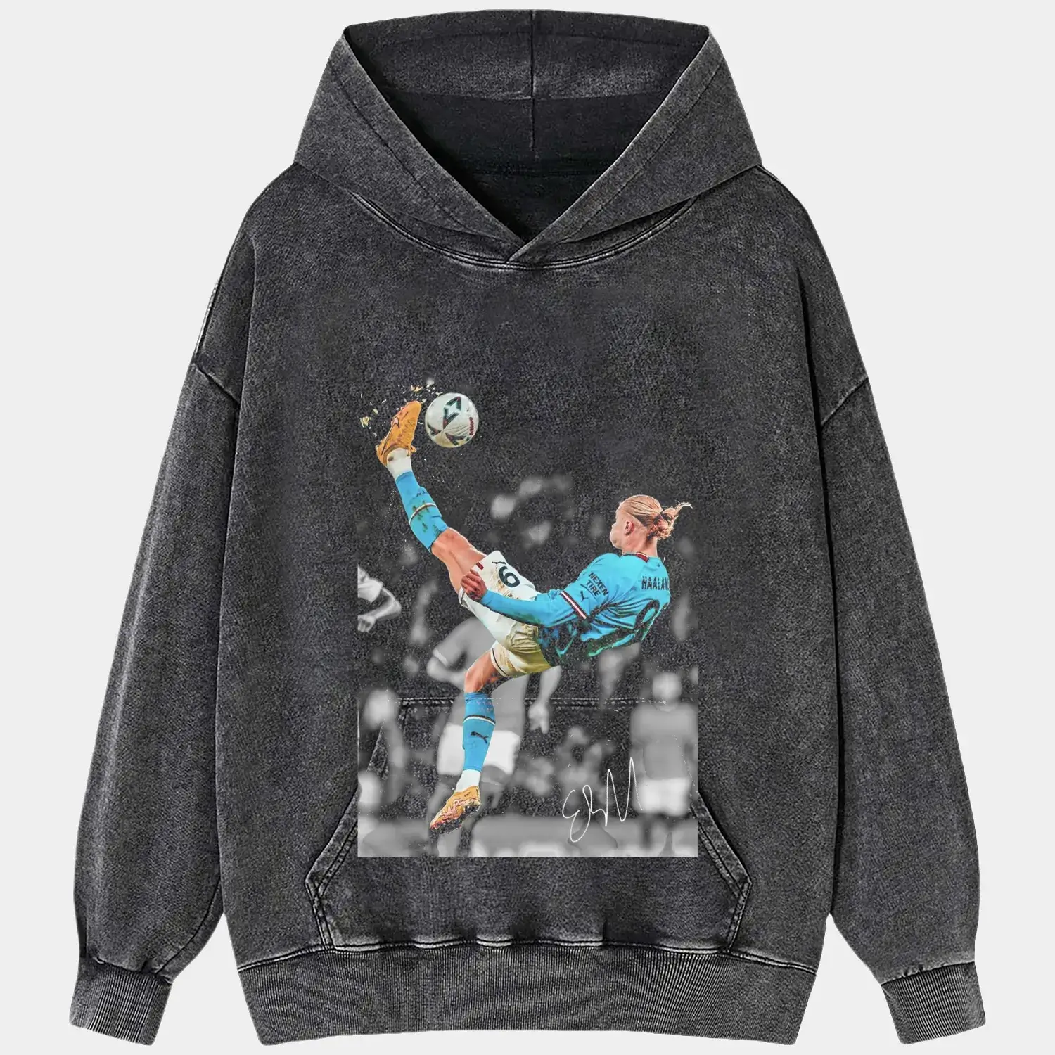 Erling Haaland Bicycle kick Tee Hoodie, Sweatshirt | CiraTrend.com (Image 2)