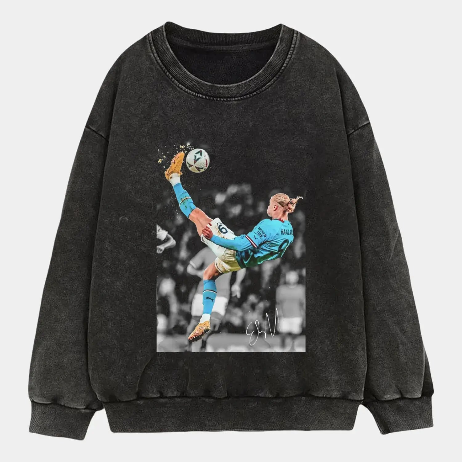 Erling Haaland Bicycle kick Tee Hoodie, Sweatshirt | CiraTrend.com (Image 3)