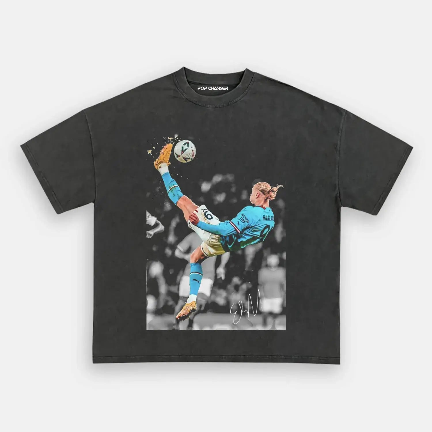 Erling Haaland Bicycle kick Tee Hoodie, Sweatshirt | CiraTrend.com (Image 4)