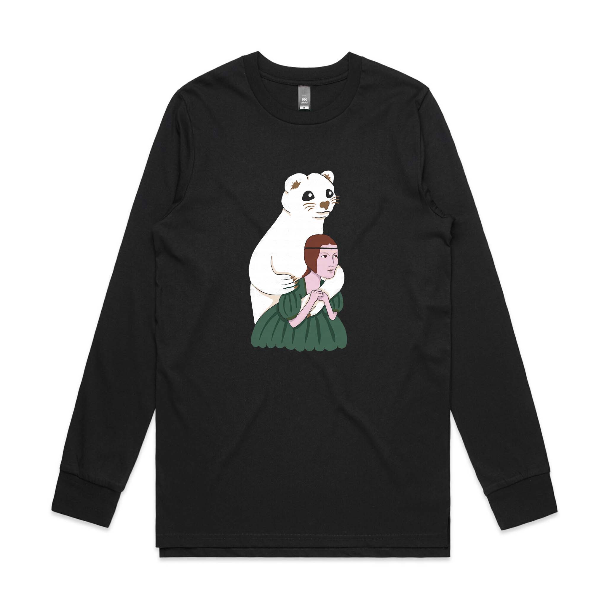 Ermine With A Lady Tee Hoodie, Sweatshirt | CiraTrend.com (Image 4)