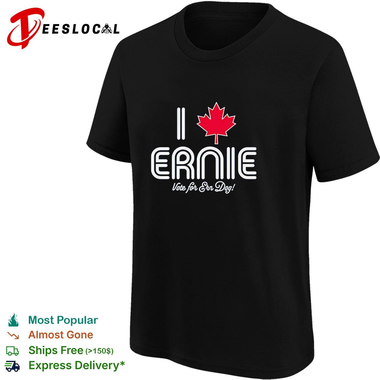 Ernie Clement Toronto Blue Jays Vote for Ern Dog Youth shirt