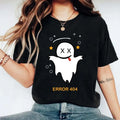 Error 404 Costume Not Found T-Shirt, Halloween Costume Shirt, Halloween Family Tee, Funny Gamer Gift Tee, Ghost Lover...