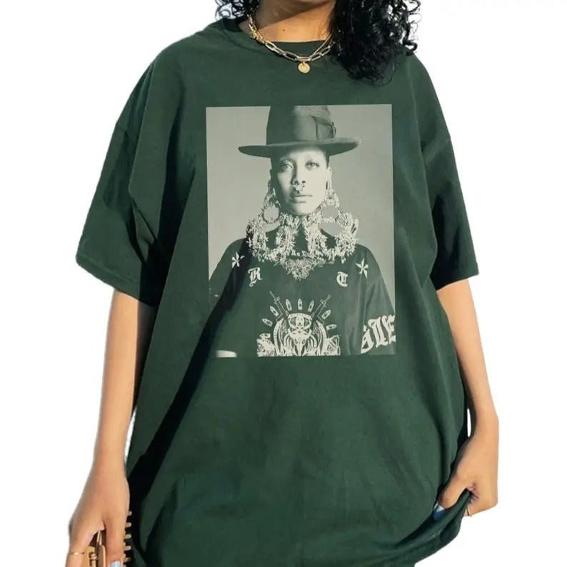 Erykah Badu Graphic 2024 Shirt, Erykah Badu Shirt, 90s Erykah Badu Shirt Unisex Comfort Cotton Hoodie, Sweatshirt