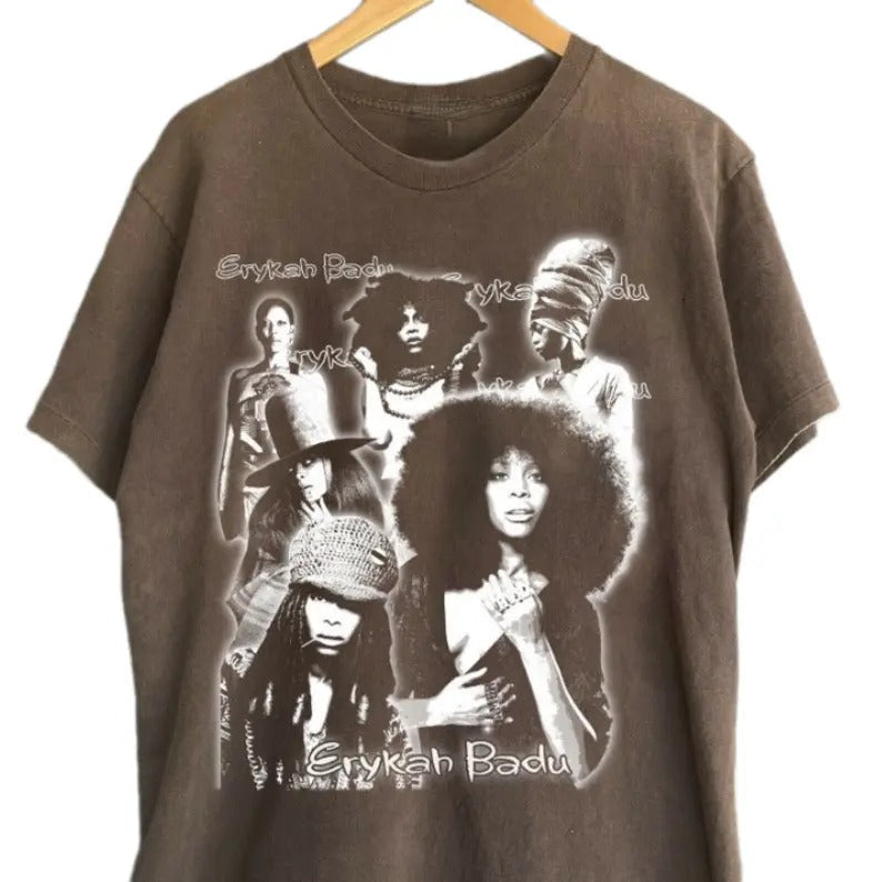 Erykah Badu Graphic Shirt, Gifts for Fans, Erykah Music Rock Tee, Gift For Men Women Shirt Hoodie, Sweatshirt | CiraTrend.com