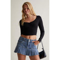 Est. PAC 1980 Women's Peony Cinched Long Sleeve Top T-Shirts, Hoodie, Sweatshirt | CiraTrend.com