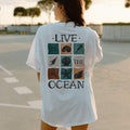 Esthetic Retro Surf Shirt Trendy Apparel For Women Ocean Beach Shirt With Seashells Gift For Surfer Sailawayonline...