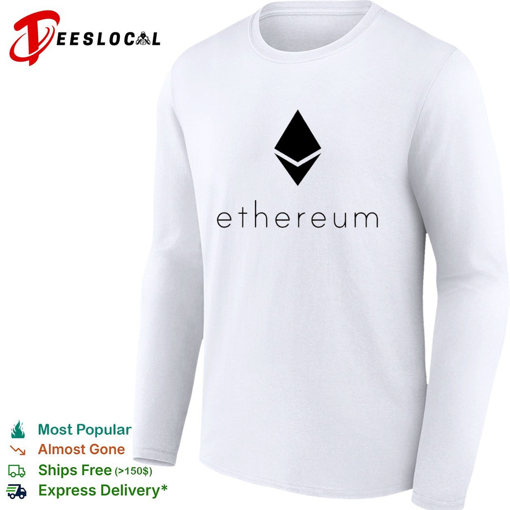 Ethereum cryptocurrency logo shirt