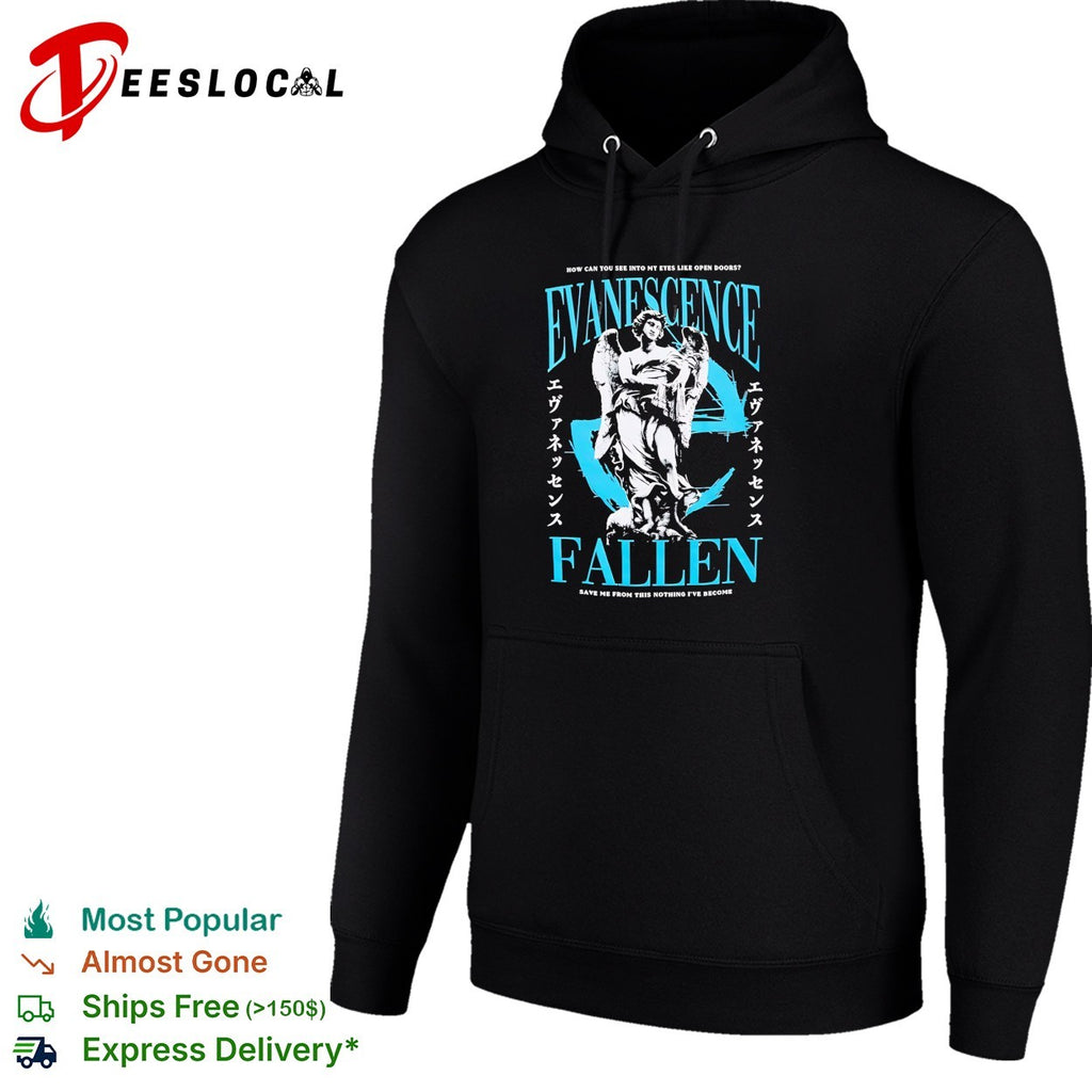 Evanescence Fallen angel statue shirt