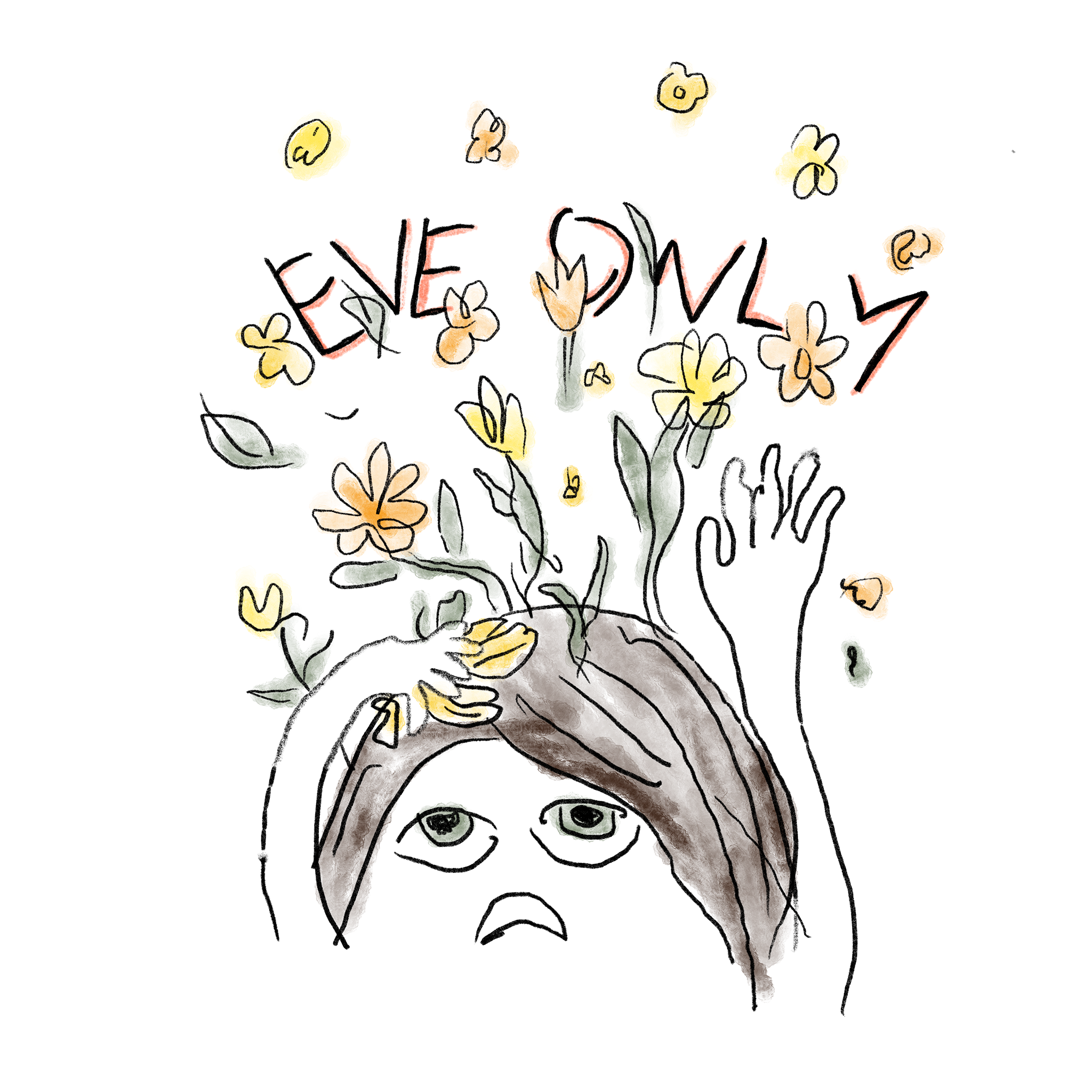 Eve Only Flower Thoughts Tee Hoodie, Sweatshirt | CiraTrend.com (Image 5)