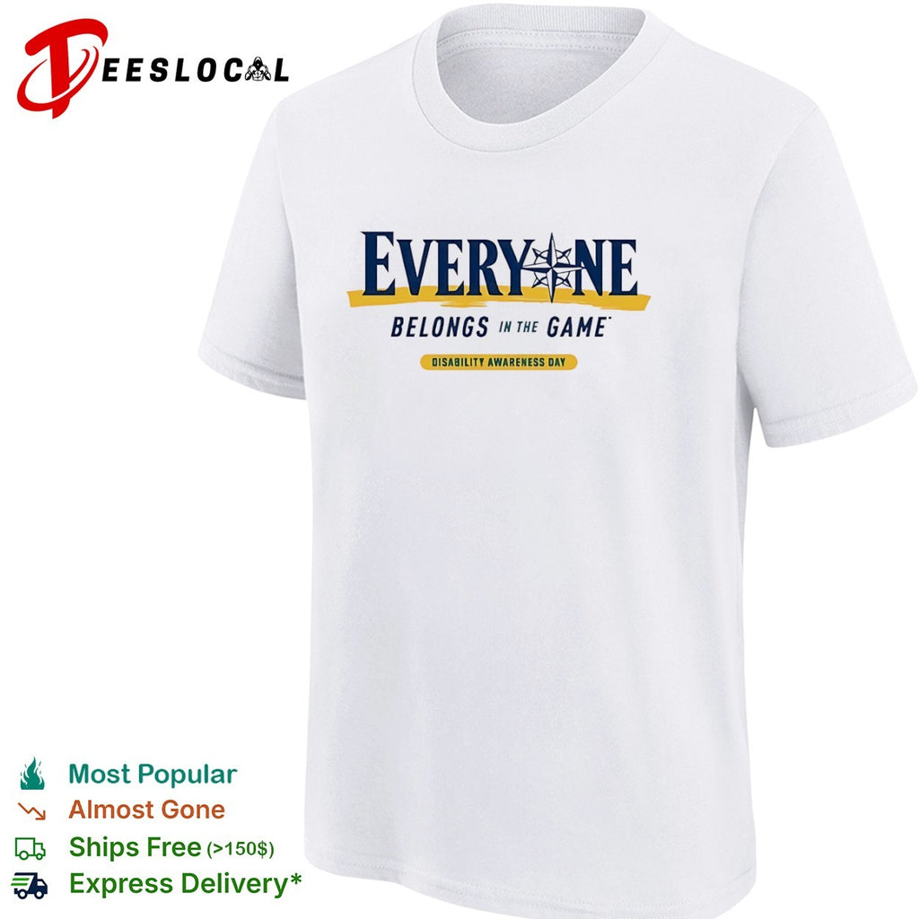 Everyone Belongs in the Game Disability Awareness Day Shirt