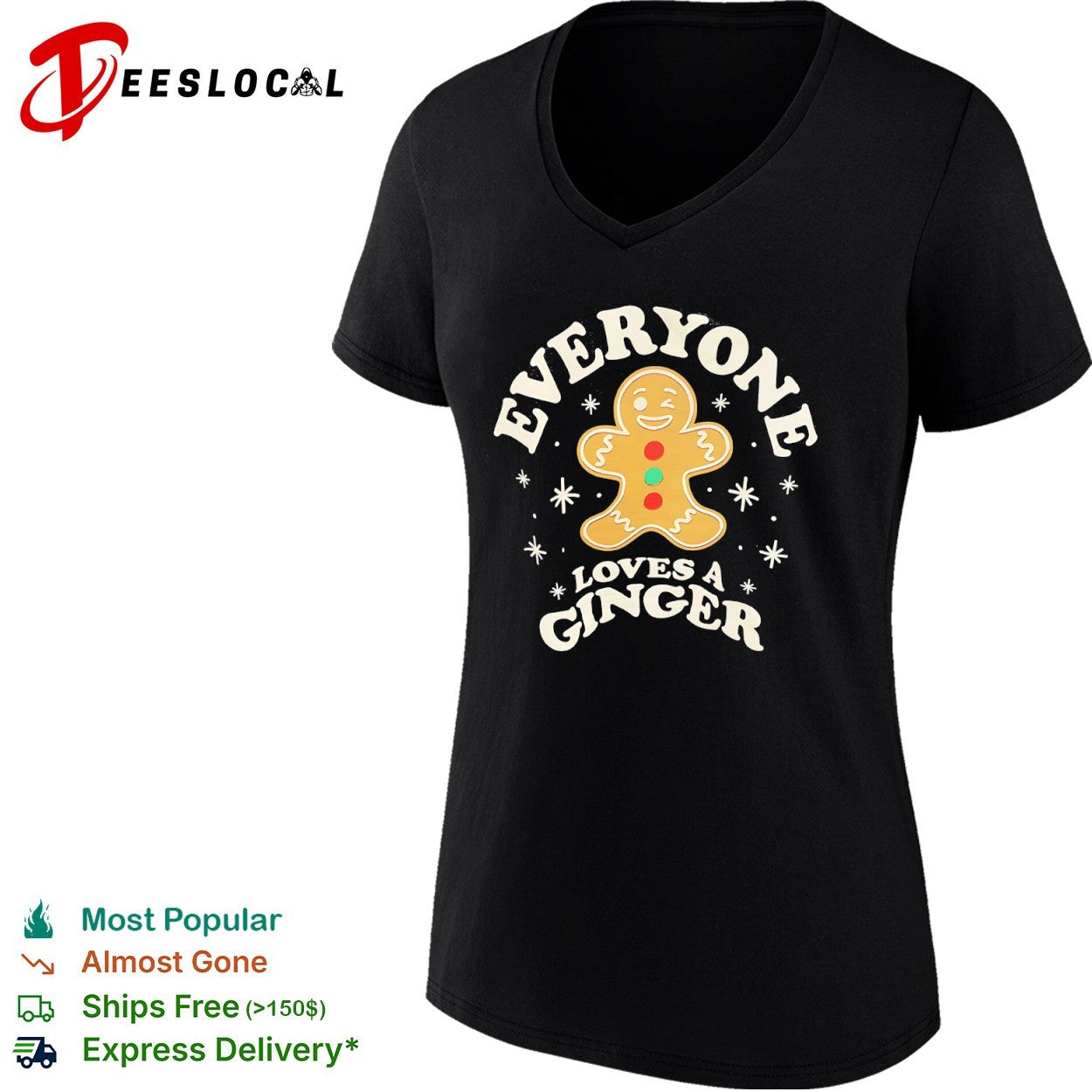 Everyone loves a ginger gingerbread Christmas shirt
