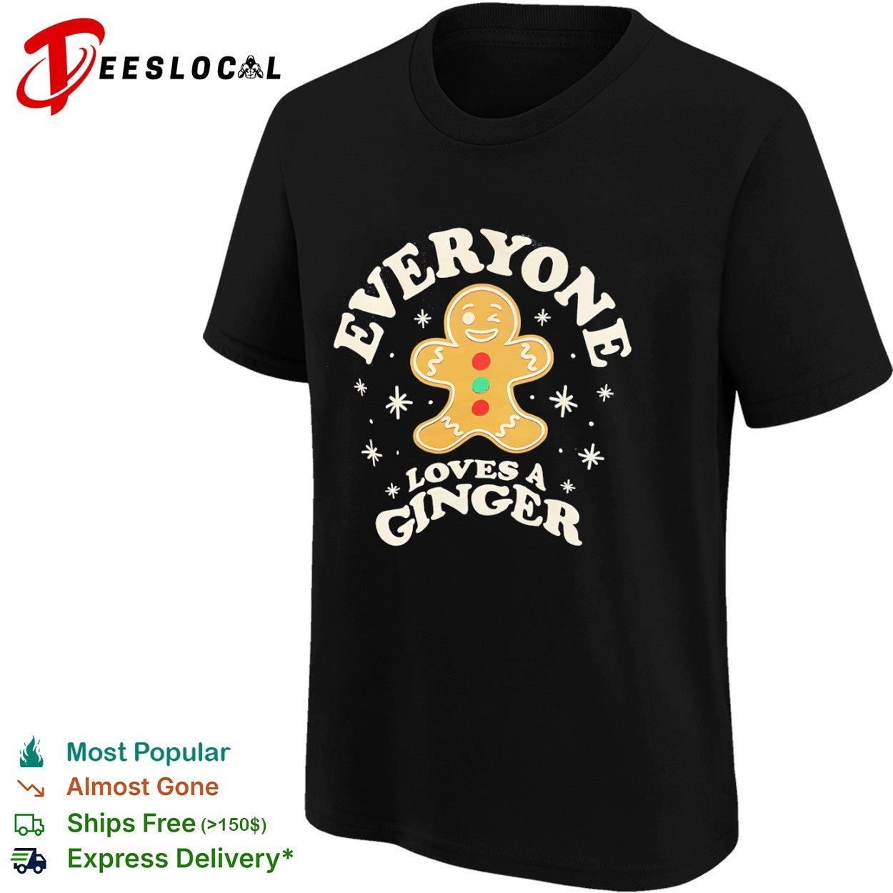 Everyone loves a ginger gingerbread Christmas shirt
