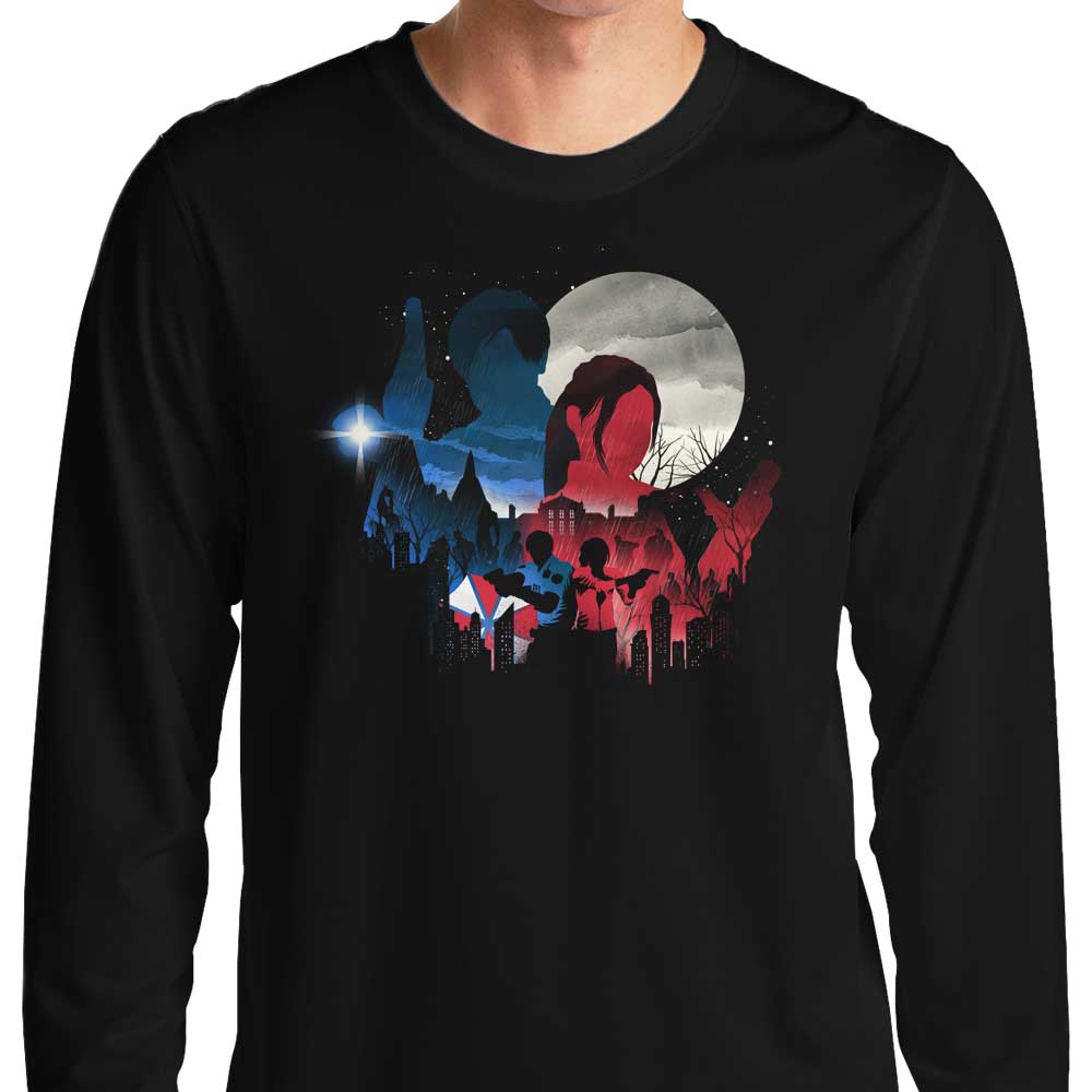 Evil Silhouette - Long Sleeve T-Shirt Hoodie, Sweatshirt | CiraTrend.com (Image 1)