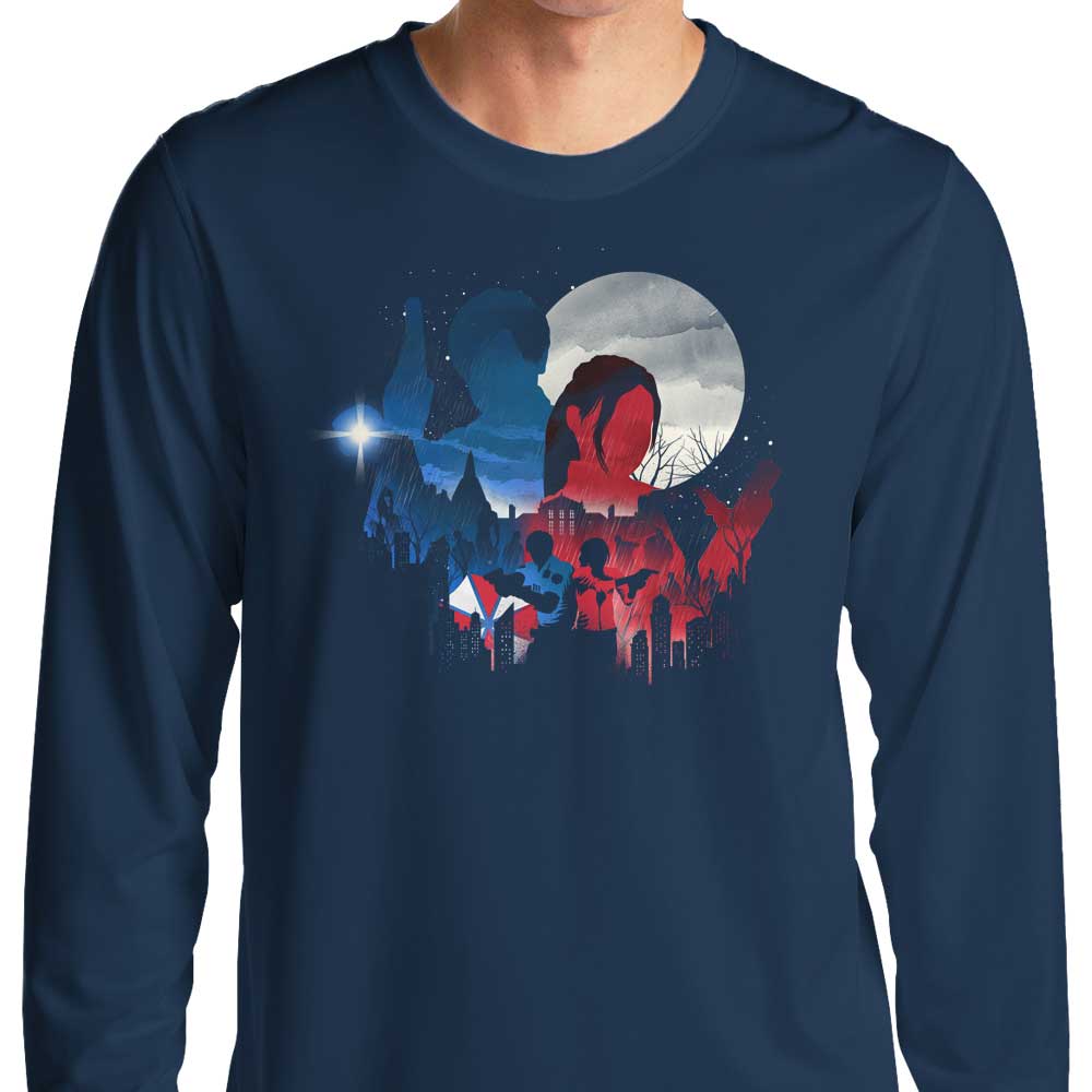 Evil Silhouette - Long Sleeve T-Shirt Hoodie, Sweatshirt | CiraTrend.com (Image 3)