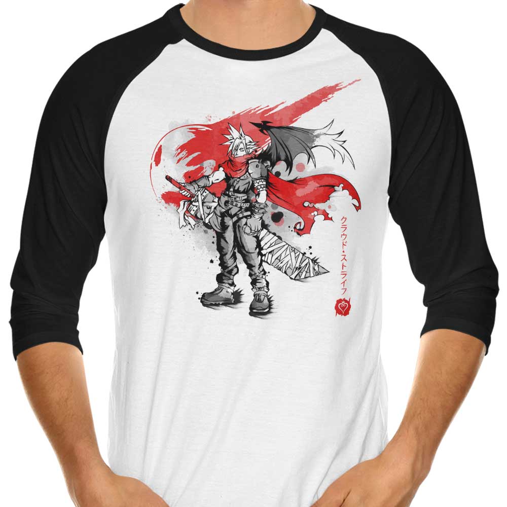 Ex-Soldier Kingdom Sumi-e - 3/4 Sleeve Raglan T-Shirt Hoodie, Sweatshirt | CiraTrend.com (Image 1)