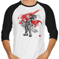 Ex-Soldier Kingdom Sumi-e - 3/4 Sleeve Raglan T-Shirt Hoodie, Sweatshirt | CiraTrend.com (Image 1)