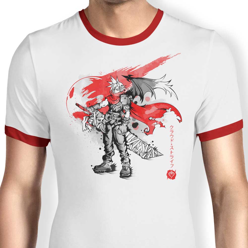 Ex-Soldier Kingdom Sumi-e - Ringer T-Shirt Hoodie, Sweatshirt | CiraTrend.com (Image 3)