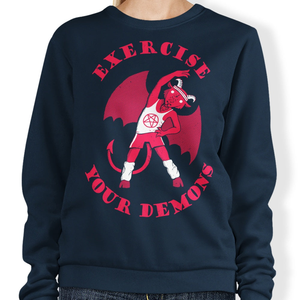 Exercise Your Demons - Sweatshirt T-Shirts, Hoodie | CiraTrend.com (Image 3)