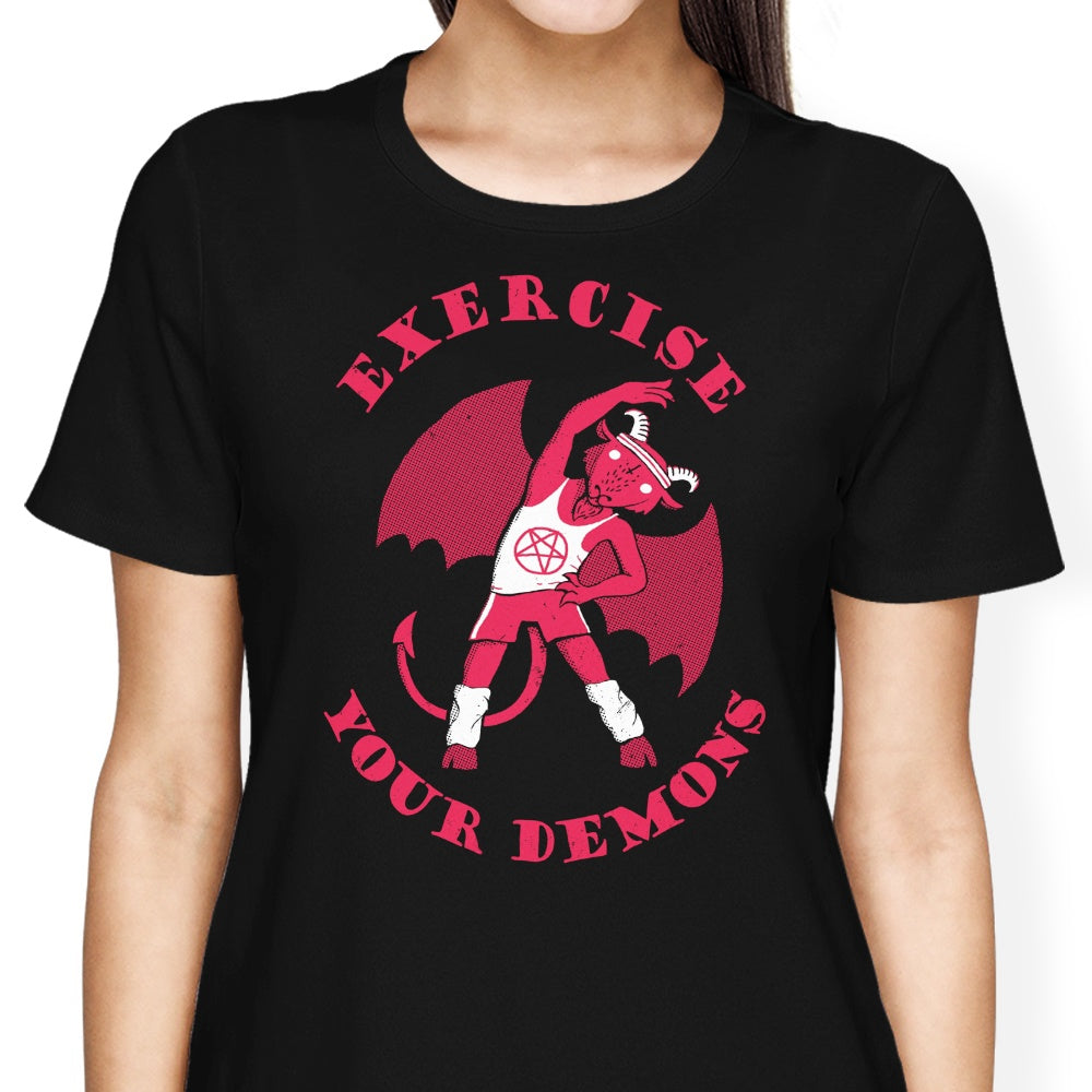 Exercise Your Demons - Women's Apparel T-Shirts, Hoodie, Sweatshirt | CiraTrend.com (Image 3)