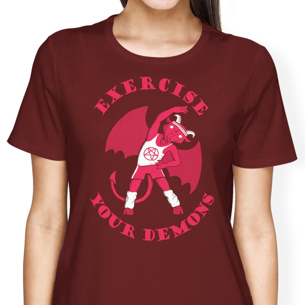 Exercise Your Demons - Women's Apparel T-Shirts, Hoodie, Sweatshirt | CiraTrend.com (Image 5)