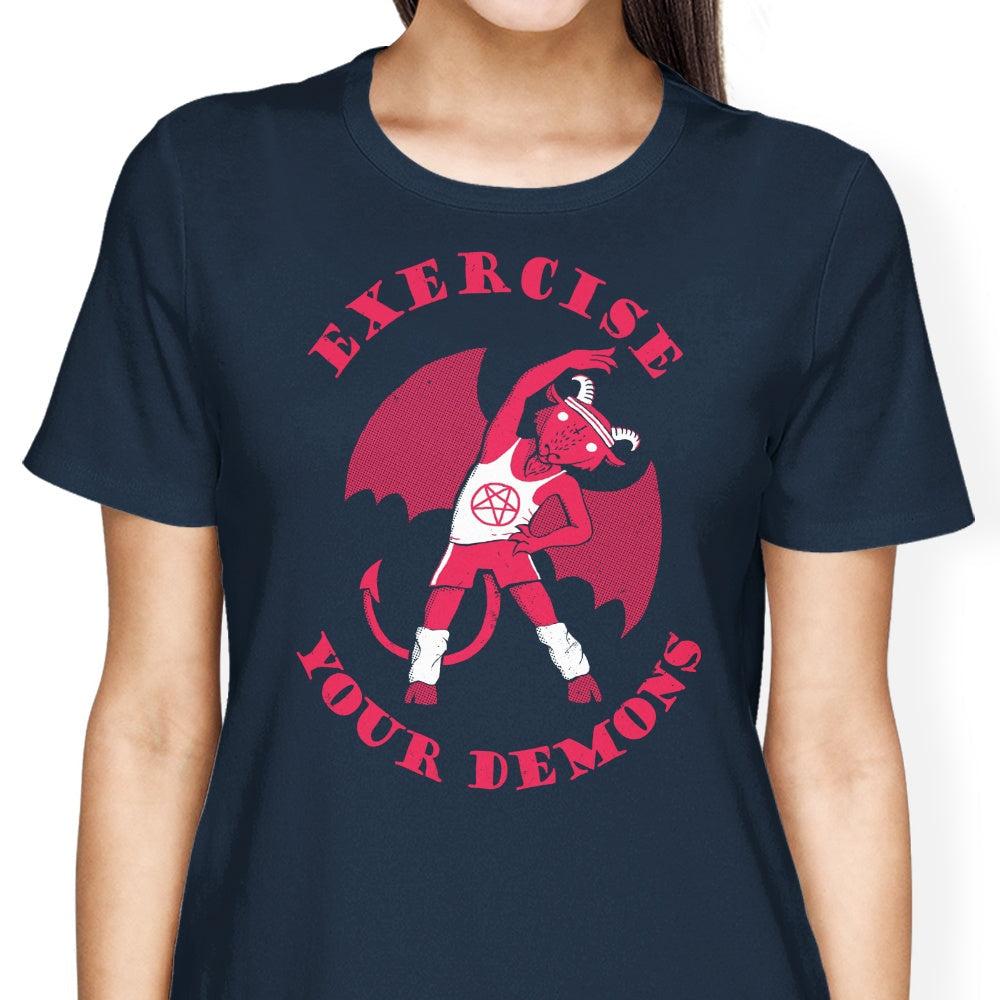 Exercise Your Demons - Women's Apparel T-Shirts, Hoodie, Sweatshirt | CiraTrend.com (Image 4)