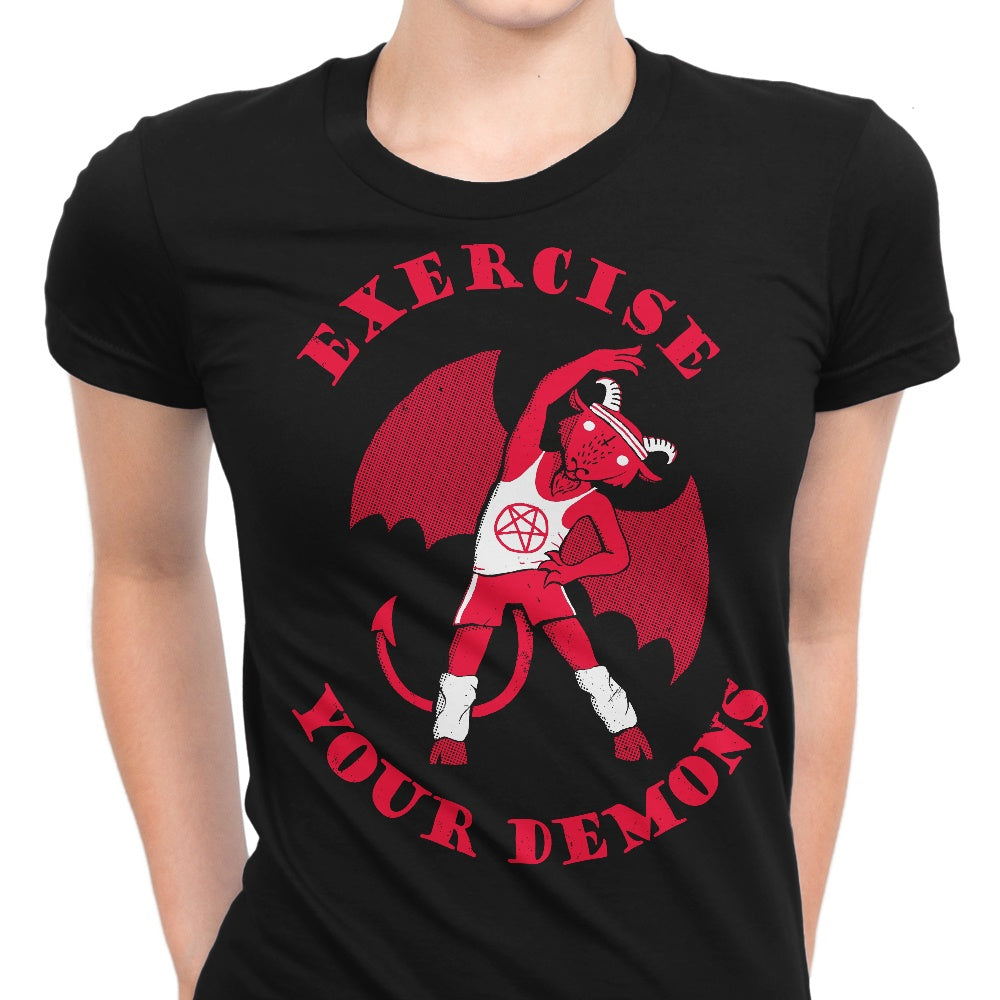 Exercise Your Demons - Women's Apparel T-Shirts, Hoodie, Sweatshirt | CiraTrend.com (Image 1)