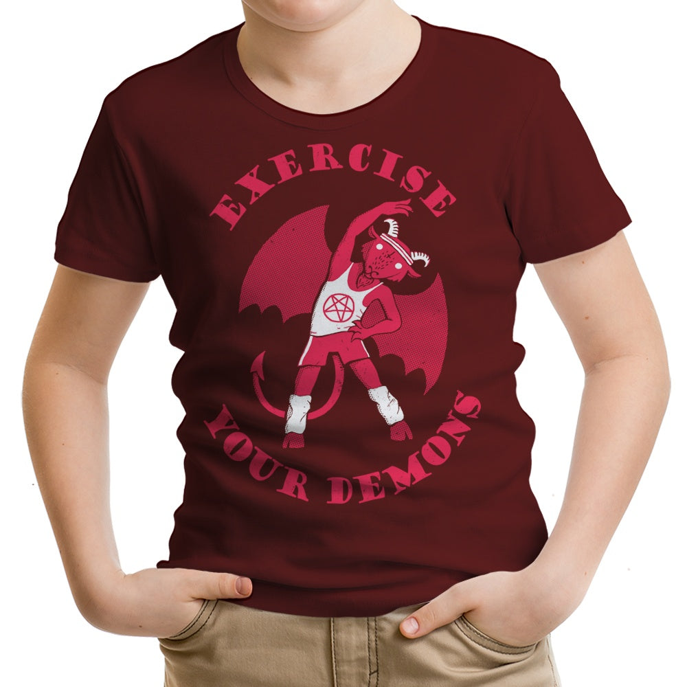 Exercise Your Demons - Youth Apparel T-Shirts, Hoodie, Sweatshirt | CiraTrend.com (Image 4)