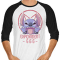 Experiment 666 - 3/4 Sleeve Raglan T-Shirt Hoodie, Sweatshirt | CiraTrend.com (Image 1)