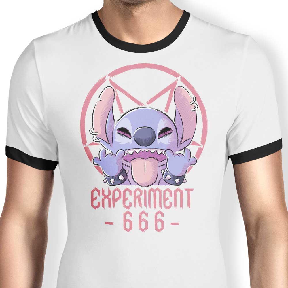 Experiment 666 - Ringer T-Shirt Hoodie, Sweatshirt | CiraTrend.com (Image 1)